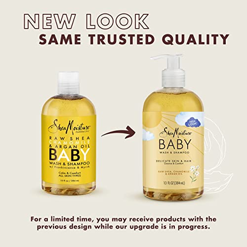Shea Baby Wash & Shampoo with Chamomile & Argan Oil