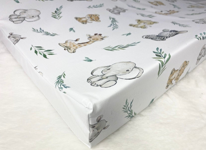 Jungle Safari Elephant Giraffe Changing Mat