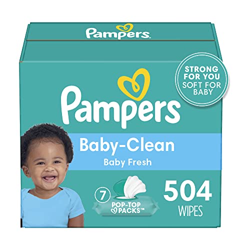 Pampers Complete Clean Scented Baby Wipes 504 Count