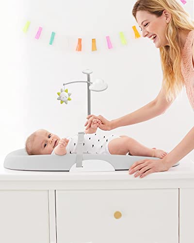 Light Gray Skip Hop Wipe Clean Changing Pad