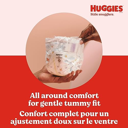 Huggies Little Snugglers Newborn Diapers, 128 Count
