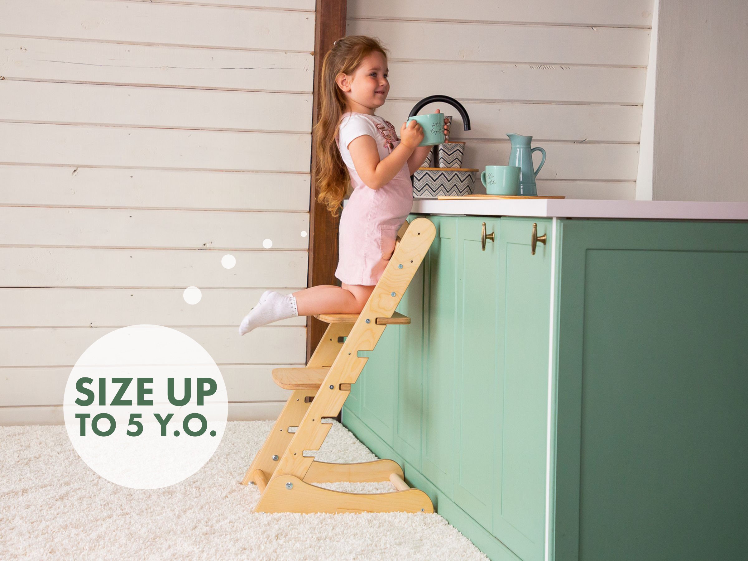 Montessori Toddler Tower and Chair Set