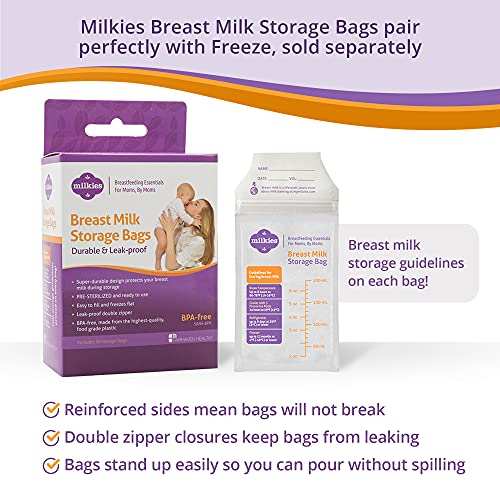 Milkies Fairhaven Health Breast Milk Storage Solution