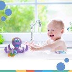 Nuby Floating Octopus Bath Toy with Rings