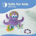 Nuby Floating Octopus Bath Toy with Rings
