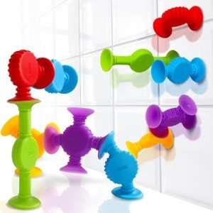 BUNMO 10-Pack Suction Bath Toys for Kids