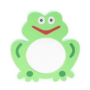 Kisangel Unbreakable Baby Bath Mirror Toy - Green Frog