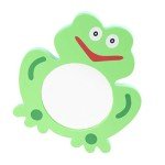 Kisangel Unbreakable Baby Bath Mirror Toy - Green Frog
