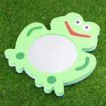 Kisangel Unbreakable Baby Bath Mirror Toy - Green Frog