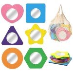 6-Piece Baby Bath Mirror Set for Toddlers