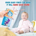 LOOKLEBE Soft Baby Bath Crinkle Book Set