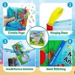 Soft Cloth Baby Bath Books - 8-Pack Set