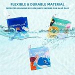 LOOKLEBE Soft Baby Bath Crinkle Book Set