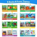 Soft Cloth Baby Bath Books - 8-Pack Set
