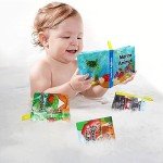 Soft Cloth Baby Bath Books - 8-Pack Set