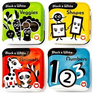 High Contrast Waterproof Baby Bath Books