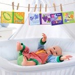 JOYIN 12-Pack Waterproof Cloth Bath Books for Babies