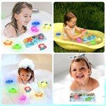 Glow Bath Toys Set for Toddlers and Babies