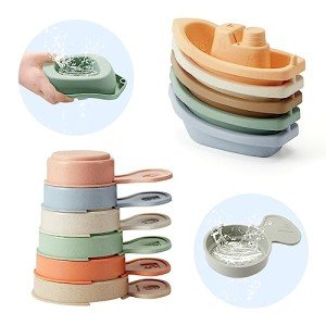 Floating Bath Toys Set with 11 Fun Pieces
