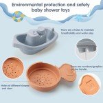 Floating Bath Toys Set with 11 Fun Pieces