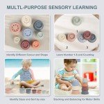Stackable Baby Bath Cups for Early Learning