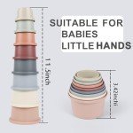 Stackable Baby Bath Cups for Early Learning
