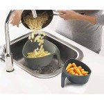 Stackable Nest Colander Set with Easy-Pour Corners