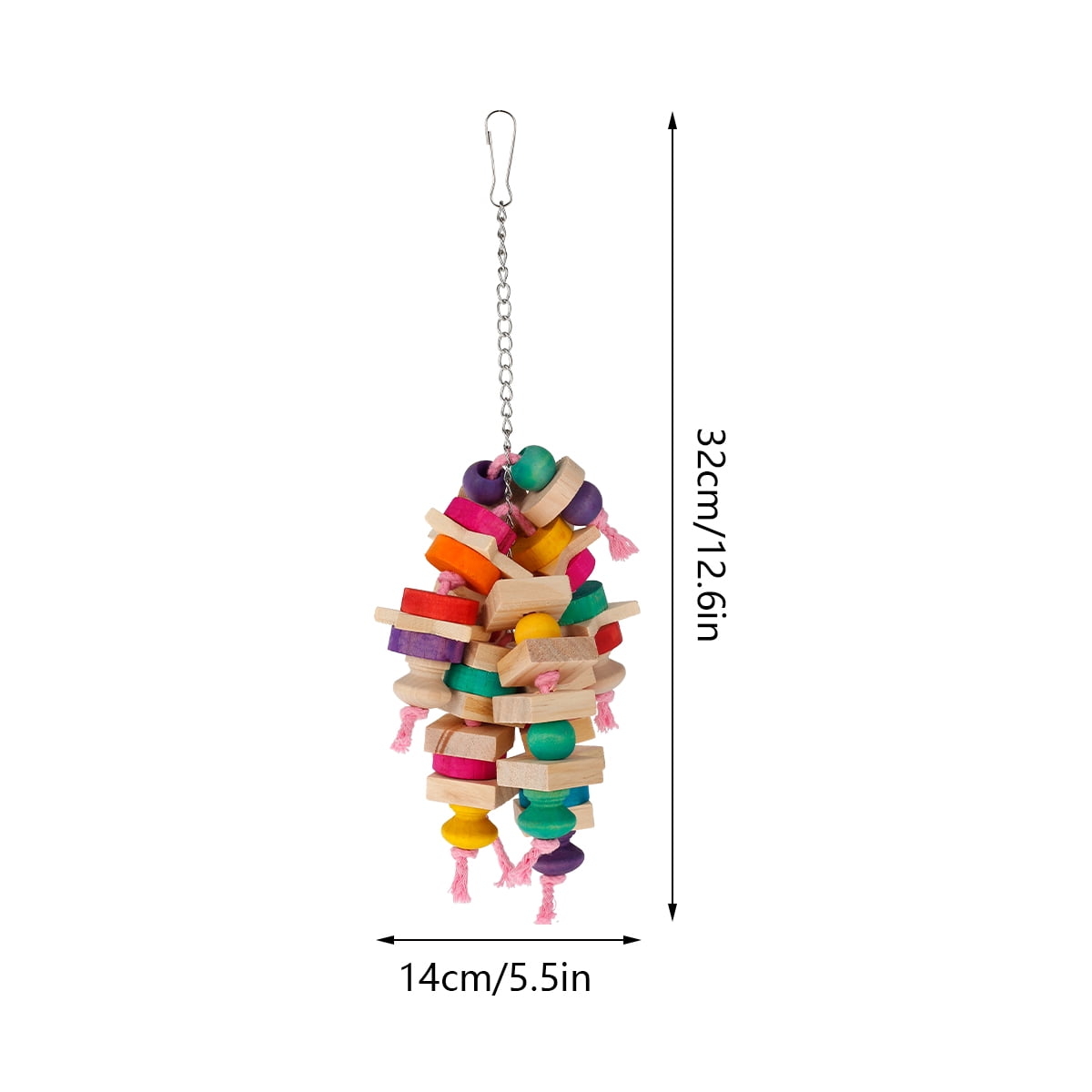 DIY Adjustable Height Parrot Chewing Toy