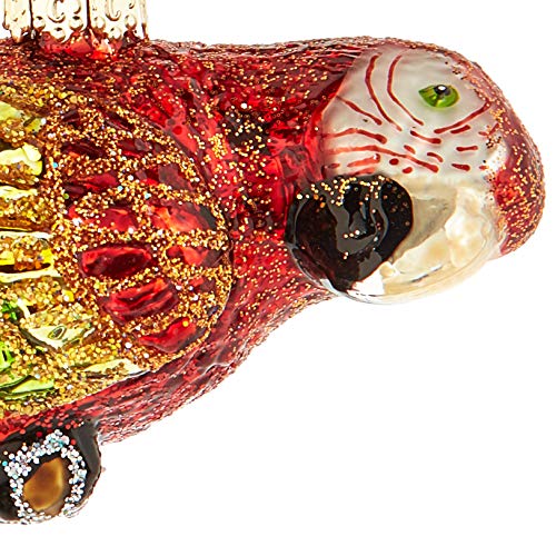 Parrot Bird Watcher Glass Ornaments for Christmas Tree