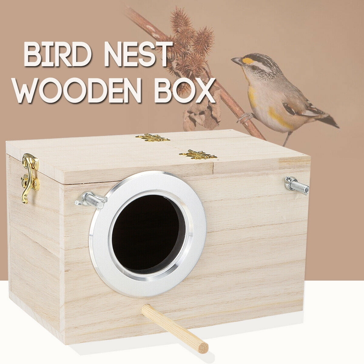Wooden Parrot Nesting Box for Breeding