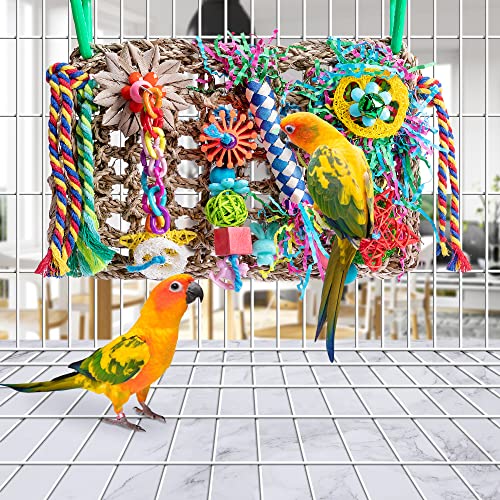 Seaweed Woven Bird Foraging Chew Toys