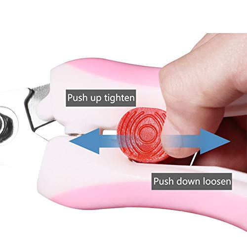 OMEM Bird Nail Clippers with Grinding Nail Scissors Tool Pet Parrot Claw Care (Blue,L)