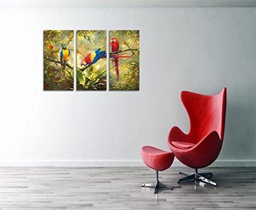 Abstract Parrot Wall-Art Canvas Print - Home Decor