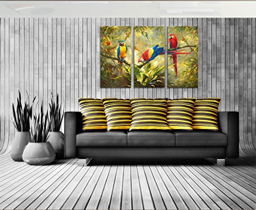 Abstract Parrot Wall-Art Canvas Print - Home Decor