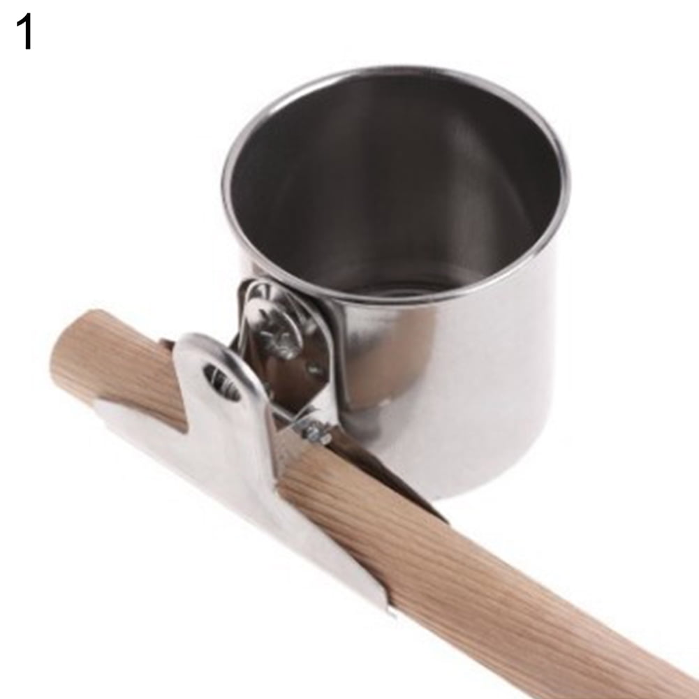 Besufy Metal Bird Parrot Feeder Food Water Feeding Bowl Pet Cage Clip Cup Dispenser,Bird Feeder
