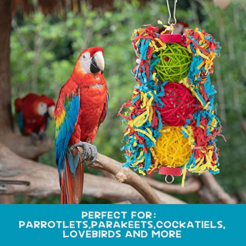 Colorful Shredder Toys for Parrots