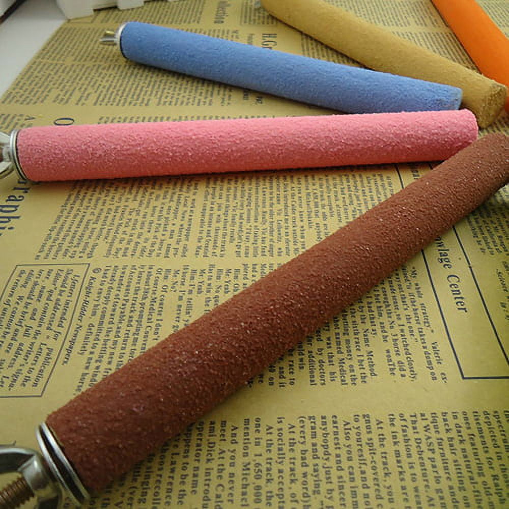 Parrot Cage Perch with Molar Wood Stick