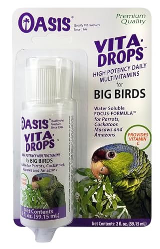 OASIS #80058 Vita Drops for Big Birds, 2 oz.
