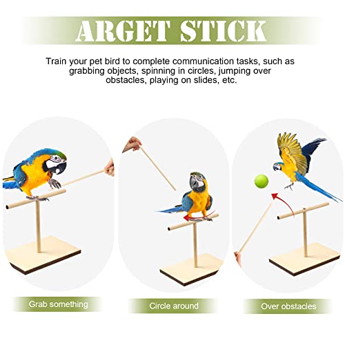 Parrot Training Kit with Clicker and Perch