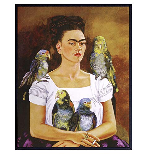 Parrot Wall Decor - Mexican Vintage Painting