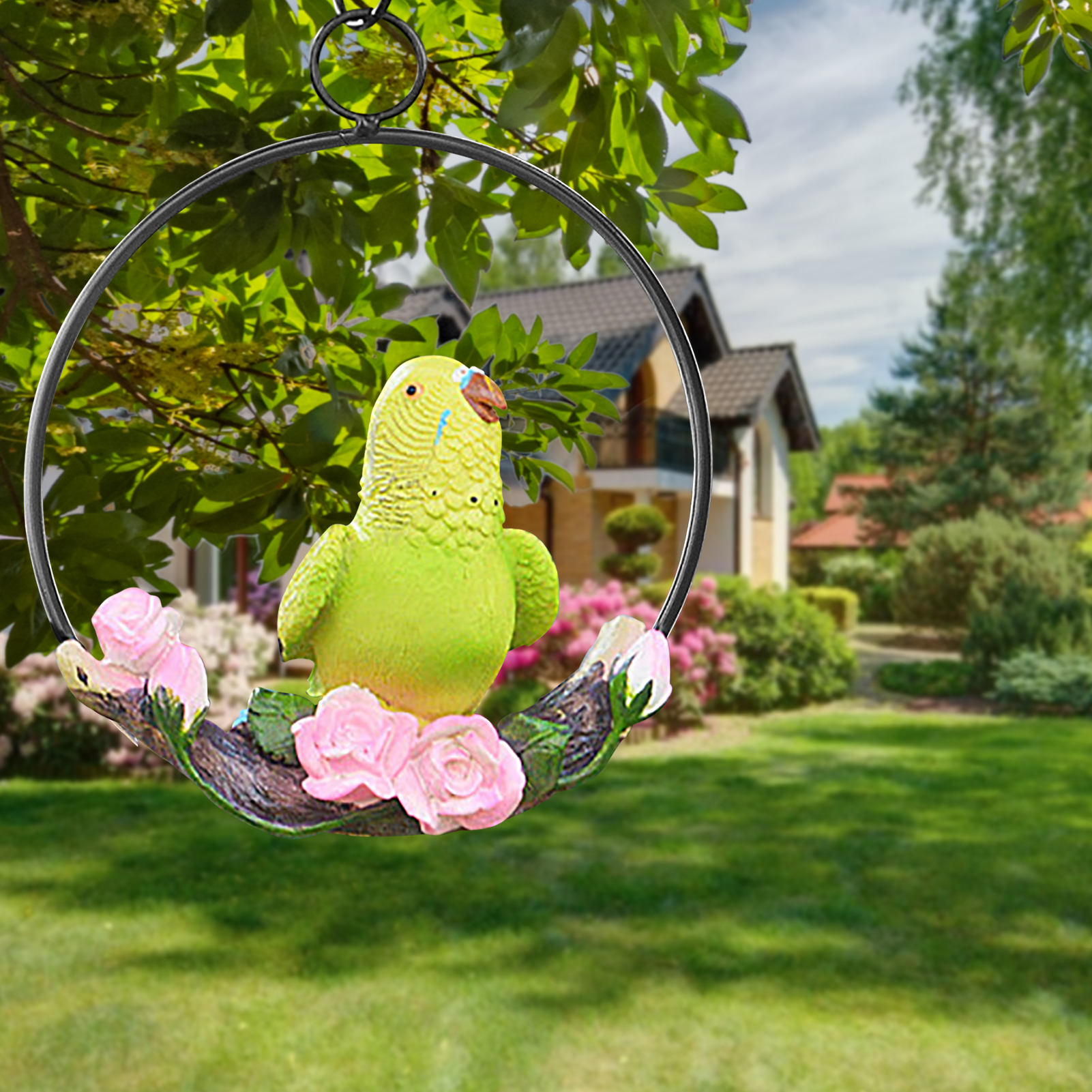 IMSHIE Parrot Decor Sculpture on Ring