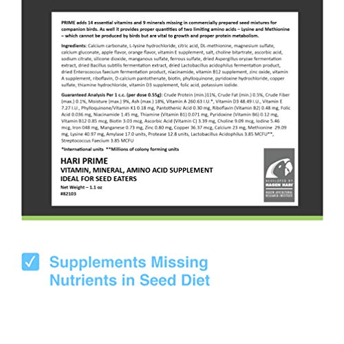 Parrot Seed Supplement with Vitamins & Minerals