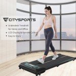 Ultra Slim Portable Under Desk Treadmill