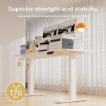 Ergonomic Electric Standing Desk with Drawers