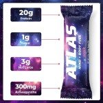 Atlas Keto Protein Bar - 20g Protein, 1g Sugar