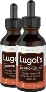 Carlyle 2% Lugol's Iodine Twin Pack Drops