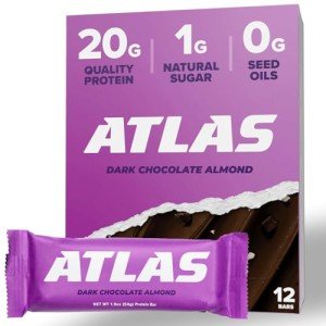 Keto Atlas Protein Bar - 20g Protein, 1g Sugar