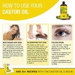 Pure Castor Oil for Hair & Skin Care