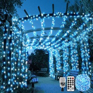 600 LED Outdoor Fairy Lights with Remote & Timer