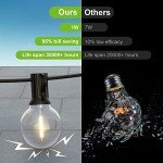 30M Waterproof LED Globe String Lights for Christmas